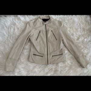 Cole Haan Lambskin Leather Jacket